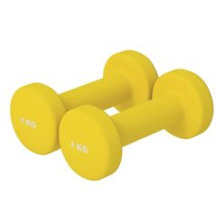 Hantle fitness od 0.5 do 5 kg Gorilla Sports. Żółte piżamy GORILLA SPORTS, m, bez wzorów, z materiału, bez ramiączek. Za 119.99 zł.