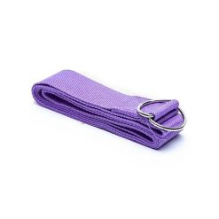 Pasek do jogi fioletowy 183x4cm - wsparcie i elastyczność w praktyce. Fioletowe paski YOGI & YOGINI, bez wzorów, sportowe. Za 24.90 zł.