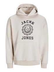Jack & Jones Bluza w kolorze kremowym rozmiar: L. Brązowe bluzy Jack & Jones, l, bez wzorów, z kapturem. Za 92.86 zł.