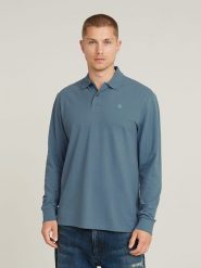 G-Star Koszulka polo w kolorze niebieskim rozmiar: XL. Niebieskie koszulki polo G-Star, xl, bez wzorów, z bawełny, bez kołnierzyka, bez ramiączek. Za 150.37 zł.