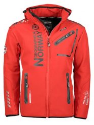 Geographical Norway Kurtka softshellowa "Royaute" w kolorze czerwonym rozmiar: S. Czerwone kurtki outdoor i hardshell Geographical Norway, s, bez wzorów, bez kaptura. Za 131.74 zł.
