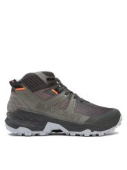 Mammut Trekkingi Sertig II Mid Gtx GORE-TEX 3030-04830-00693-1075 Zielony. Zielone botki sznurowane Mammut, bez wzorów, z gore-texu, bez obcasa, bez zapięcia. Za 899.99 zł.