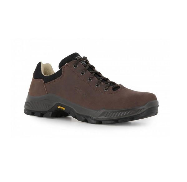 Buty turystyczne męskie Alpina Prima Low. Brązowe buty turystyczne Alpina, bez wzorów, z gumy, przed kostkę, bez zapięcia, trekkingowe. Za 580.00 zł.