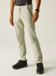 Regatta Spodnie trekkingowe "Xert Stretch" w kolorze zielonym rozmiar: 56. Zielone spodnie treningowe długie Regatta, bez wzorów, z materiału. Za 154.43 zł.