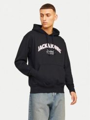 Jack&Jones Bluza Bronx 12262919 Czarny Regular Fit. Czarne bluzy Jack&Jones, m, bez wzorów, z bawełny, bez kaptura. Za 109.99 zł.