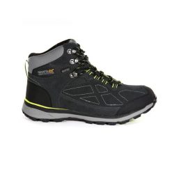 Buty trekkingowe męskie Samaris Suede Regatta. Szare buty trekkingowe Regatta, bez wzorów, z gumy, bez zapięcia, trekkingowe. W wyprzedaży za 331.00 zł.