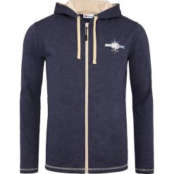 Bluza "Blue Moon" w kolorze granatowo-antracytowym. Bluzy marki Nebulus, m, z aplikacjami, z kapturem. W wyprzedaży za 130.95 zł.