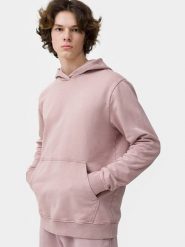 4F Bluza w kolorze jasnoróżowym rozmiar: M. Różowe bluzy 4F, m, bez wzorów, z kapturem. Za 127.05 zł.