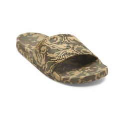 Sandały dla Mężczyzn DOCKYARD. Zielone sandały Quiksilver, z materiału, bez zapięcia. Za 149.99 zł.