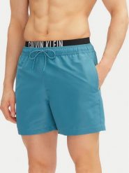 Calvin Klein Swimwear Szorty kąpielowe KM0KM01093 Niebieski Regular Fit. Niebieskie kąpielówki Calvin Klein Swimwear, l, bez wzorów, z syntetyku. Za 219.99 zł.