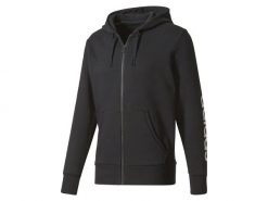 Bluza męska z kapturem rozpinana ADIDAS ESSENTIALS LIN HOODIE S. Czarne bluzy z kapturem Adidas, m, bez wzorów, z bawełny, z kapturem. Za 249.00 zł.