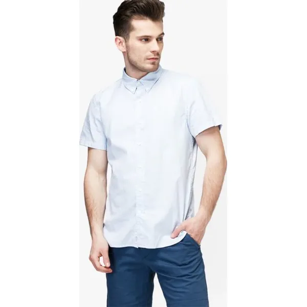 Timberland Koszula Ss Tioga River Texture Shirt Slim , szary, rozmiar L. Szare koszule Timberland, l, bez wzorów, z bawełny, bez kołnierzyka, bez ramiączek. W wyprzedaży za 239.99 zł.
