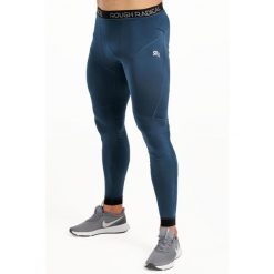 Męskie getry do biegania szybkoschnące Rough Radical Tight Long. Zielone legginsy długie sportowe ROUGH RADICAL, m, bez wzorów, do biegania. Za 139.90 zł.