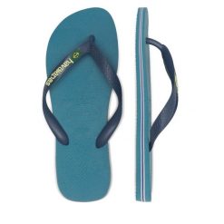 Japonki Havaianas. Niebieskie japonki Havaianas, bez wzorów. Za 59.99 zł.