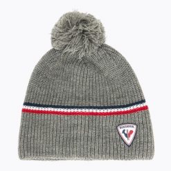 Czapka zimowa męska Rossignol Ewan. Szare czapki zimowe Rossignol, bez wzorów. Za 266.00 zł.