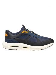 Geox Sneakersy "Spherica Ecub-5" w kolorze granatowym rozmiar: 43. Niebieskie buty sportowe casual Geox, bez wzorów, bez zapięcia. Za 252.94 zł.