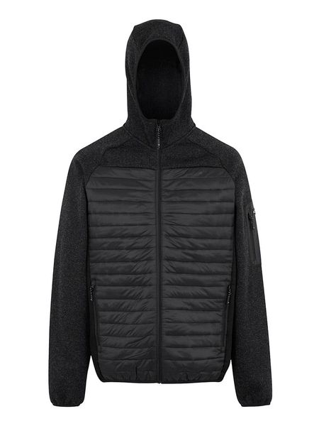 Regatta Kurtka hybrydowa "Newhill" w kolorze czarnym rozmiar: XL. Czarne kurtki outdoor i hardshell Regatta, xl, bez wzorów, z puchu, bez kaptura. Za 122.38 zł.