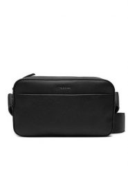 Calvin Klein Saszetka Ck Refined Camera Bag K50K512758 Czarny. Czarne saszetki i nerki CALVIN KLEIN, bez wzorów, ze skóry. Za 329.99 zł.