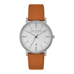 Zegarek "TE50072001" w kolorze srebrno-pomarańczowym. Zegarki Ted Baker. W wyprzedaży za 279.95 zł.