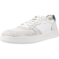 Buty GEOX U MAGNETE Biały. Białe buty turystyczne Geox, bez wzorów, ze skóry, bez zapięcia, na fitness i siłownię. Za 319.99 zł.