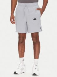 Adidas Szorty sportowe Tech JM4178 Szary Regular Fit. Szare krótkie spodenki sportowe Adidas, m, bez wzorów, z syntetyku. Za 109.99 zł.