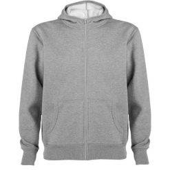 Bluza Z Kapturem Dla Dorosłych Unisex Montblanc Z Pełnym Zamkiem Błyskawicznym. Szare bluzy ROLY, m, bez wzorów, z kapturem. Za 114.99 zł.