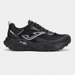 Buty do biegania męskie Joma Rase. Czarne buty turystyczne Joma, bez wzorów, z materiału, bez zapięcia, do biegania. Za 454.10 zł.
