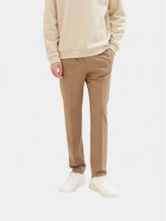 Tom Tailor Denim Chinosy 1037539 Beżowy Tapered Fit. Brązowe eleganckie spodnie TOM TAILOR DENIM, m, z denimu. Za 149.99 zł.