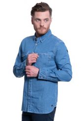MĘSKA KOSZULA JEANSOWA MUSTANG CASPER DNM HIPSTER 1010159 5000 300. Koszule Mustang, m, bez wzorów, z jeansu, bez kołnierzyka, bez ramiączek. W wyprzedaży za 49.99 zł.