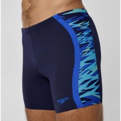 Spodenki kąpielowe Speedo Hyperboom Splice Navy - Mid jammers. Niebieskie kąpielówki Speedo, m, bez wzorów. Za 199.99 zł.