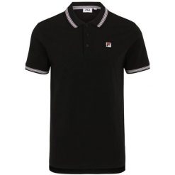 Męska Koszulka Polo Lubbeek. Czarne koszulki polo Fila, m, bez wzorów, bez kołnierzyka, bez ramiączek. Za 209.99 zł.