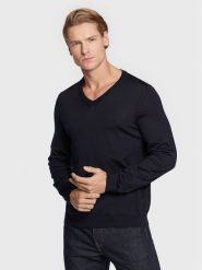 Boss Sweter Melba-P 50468261 Granatowy Slim Fit. Niebieskie swetry rozpinane Boss, m, bez wzorów, z wełny, bez kołnierzyka, bez ramiączek. Za 339.99 zł.