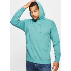 Bluza z kapturem basic - Turkusowy. Bluzy marki Cropp. W wyprzedaży za 39.99 zł.