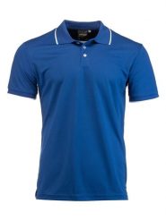 Traunstein Sport Funkcyjna koszulka polo w kolorze niebieskim rozmiar: L. Niebieskie t-shirty sportowe Traunstein Sport, bez wzorów, z materiału, bez ramiączek, outdoorowe. Za 118.95 zł.