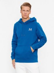 Under Armour Bluza Ua Essential Fleece Hoodie 1373880 Niebieski Loose Fit. Niebieskie bluzy Under Armour, m, bez wzorów, z bawełny, bez kaptura. Za 239.99 zł.