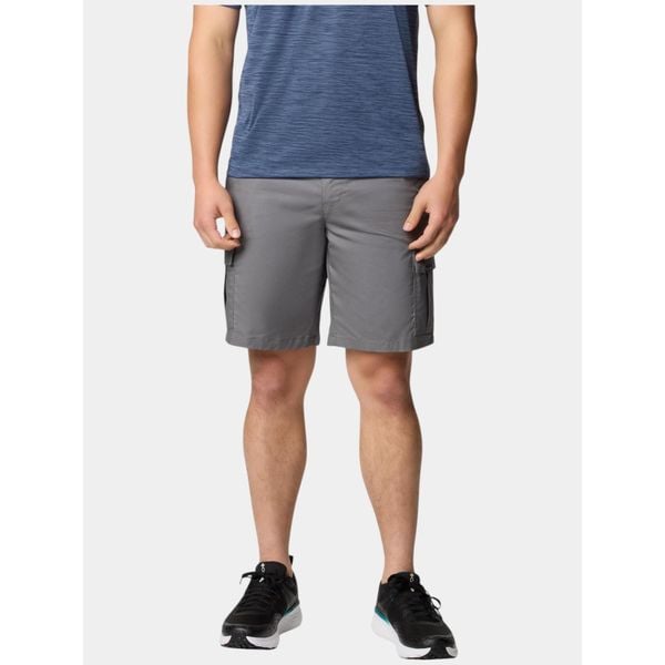 Spodenki turystyczne męskie Columbia Rapid Rivers. Szare szorty Columbia, m, bez wzorów, z bawełny, sportowe. W wyprzedaży za 119.50 zł.
