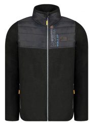Geographical Norway Kurtka polarowa w kolorze czarnym rozmiar: 3XL. Czarne kurtki Geographical Norway, xl, bez wzorów, z polaru, bez kaptura. Za 154.79 zł.