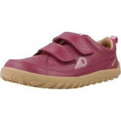 Buty BOBUX BQ10481R2PLE Rose. Czerwone buty trekkingowe BOBUX, bez wzorów, ze skóry, bez zapięcia. Za 378.13 zł.