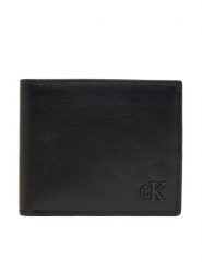 Calvin Klein Portfel Bold Ck Suede Billfold W/ Coin LV04D1365G Czarny. Czarne portfele CALVIN KLEIN, bez wzorów, ze skóry. Za 329.99 zł.