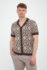 Polo męskie w romby Diamor JOOP! JEANS. Koszulki polo sportowe JOOP! Jeans, m, bez wzorów, z jeansu, bez kołnierzyka, bez ramiączek. Za 589.00 zł.