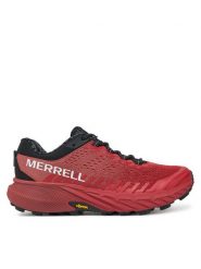Merrell Buty do biegania Agility Remix J068205 Czerwony. Czerwone buty do biegania Merrell, bez wzorów, z materiału, bez zapięcia, do biegania. Za 449.99 zł.