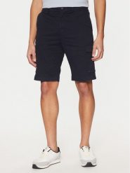 Calvin Klein Szorty materiałowe Modern Twill K10K114067 Granatowy Regular Fit. Niebieskie szorty CALVIN KLEIN, m, bez wzorów, z bawełny. Za 259.99 zł.
