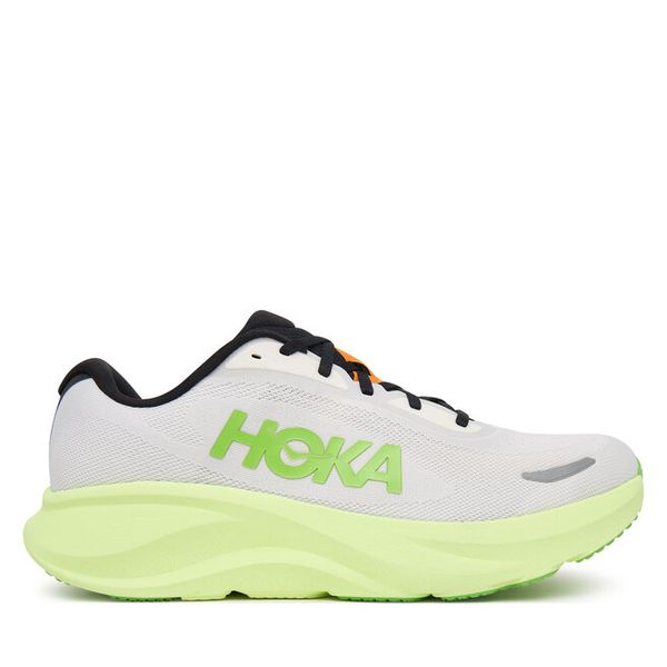 Buty do biegania Hoka. Białe buty do biegania HOKA, bez wzorów, bez zapięcia, do biegania. Za 649.99 zł.
