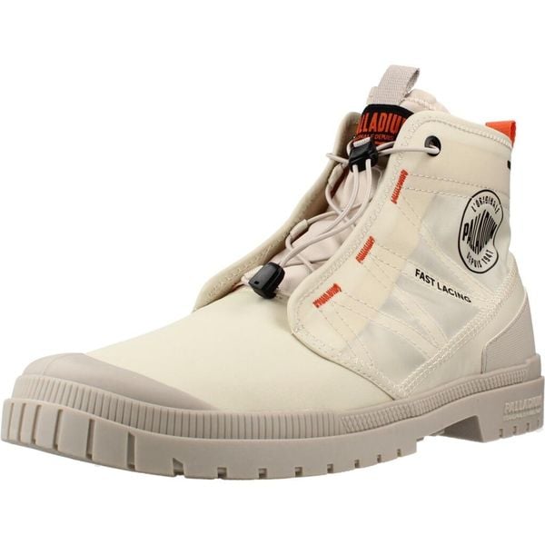 Buty PALLADIUM SP20 TRAVEL HI Beżowy. Brązowe buty turystyczne Palladium, bez wzorów, z syntetyku, bez zapięcia, trekkingowe. Za 315.99 zł.