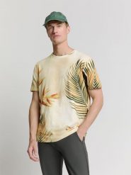 No Excess Koszulka w kolorze beżowo-zielonym rozmiar: 3XL. Brązowe bezrękawniki No Excess, xl, bez wzorów, z bawełny, bez kołnierzyka, bez ramiączek. Za 95.69 zł.