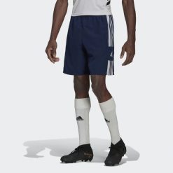 Spodenki męskie adidas Squadra 21 Downtime. Białe szorty Adidas, m, bez wzorów, sportowe. Za 87.67 zł.