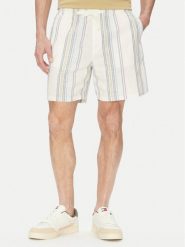 Tommy Hilfiger Szorty materiałowe DM0DM21948 Écru Regular Fit. Szorty Tommy Hilfiger, m, bez wzorów, z bawełny. Za 249.99 zł.