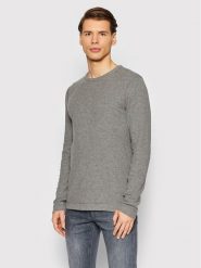 Boss Sweter Tempest 1 50462773 Szary Slim Fit. Szare swetry rozpinane Boss, m, bez wzorów, z bawełny, bez kołnierzyka, bez ramiączek. Za 219.99 zł.