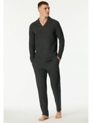 Schiesser Piżama w kolorze antracytowym rozmiar: 58. Czarne piżamy Schiesser, bez wzorów, bez ramiączek. Za 208.99 zł.