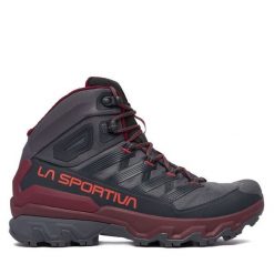 Trekkingi La Sportiva. Czarne botki sznurowane La Sportiva, bez wzorów, bez zapięcia. Za 999.99 zł.